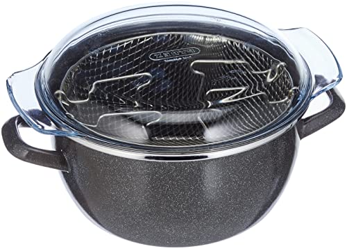Frigideira com Cesto Magefesa Parma 26 cm Magefesa - Utensílios de cozinha - 26 cm, antiaderente, preto prateado, aço