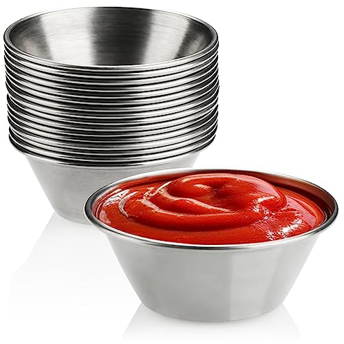 Conjunto de 16 Tampas para Salsas COM-FOUR com-four - Tigelas - 16 tampas, metal, inox, condimentos