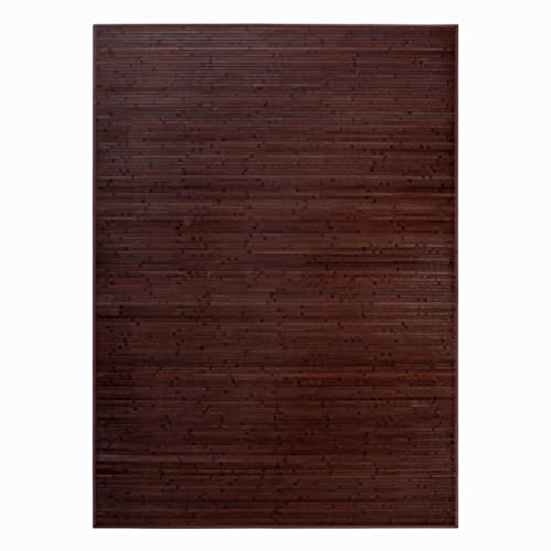 Tapete LOLAHOME Castanho (Bambu - 250 x 180 cm) LOLAhome - Tapetes - bambu, castanho, 250x180 cm