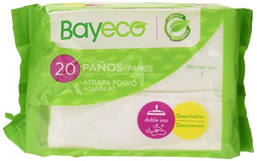 Pano para Mopa BAYECO Atrapa Polvo (20 unidades) CHINA - Cabeças de esfregão e recargas - microfibra, superfícies, poeira, 20 unidades