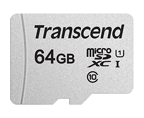 Cartão de Memória TRANSCEND 300S (64 GB - 80 MB/s) Transcend - Cartões de memória flash - 64 gb, 80 MB/s