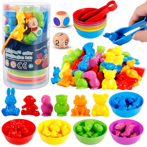 Brinquedo Educativo ZLPBAO 3 Anos (Idade Mínima Recomendada: 2 anos) ZLPBAO - Brinquedos de empilhar e encaixar - educativo, 2 anos