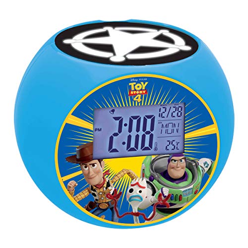 Despertador DISNEY Toy Story Woody e Buzz Lexibook - Radios - ecrã LCD, luzes azuladas, projetor Toy Story, alarme