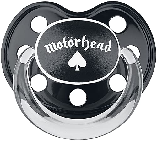 Chupeta MOTORHEAD Metal Kids Logo (0-6 meses) Motörhead - Cuidados com a higiene oral - metal, 0-6 meses, logotipo., 5cm