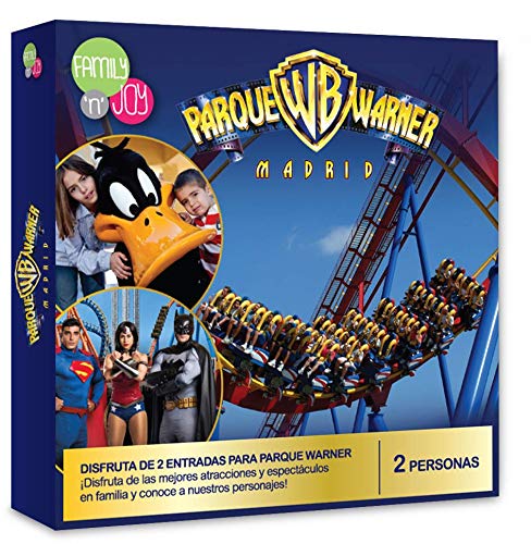 Njoy Experiences Pack de 2 Entradas Para Parque Warner NJOY Experiences - Jogos - pack de 2 entradas, parque warner, espetáculos, personagens