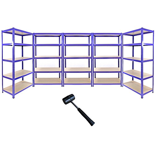 Armário Rack MONSTER RACKING T-Rax (5U) Monster Racking - Prateleiras industriais - 5U, 280 kg, 90 cm, azul