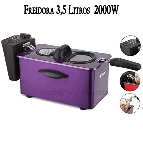 Fritadeira Cecotec Deep Fryer 2000 Black Aliespain - Eletrodomésticos de cozinha - fritadeira, cecotec, deep fryer 2000, preto