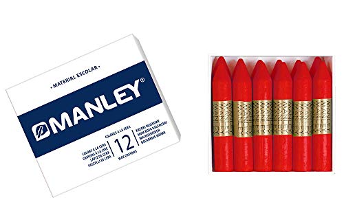 Lápis de Cor MANLEY'S 8414326045225 (Multicor) Manley - Lápis de cera - 