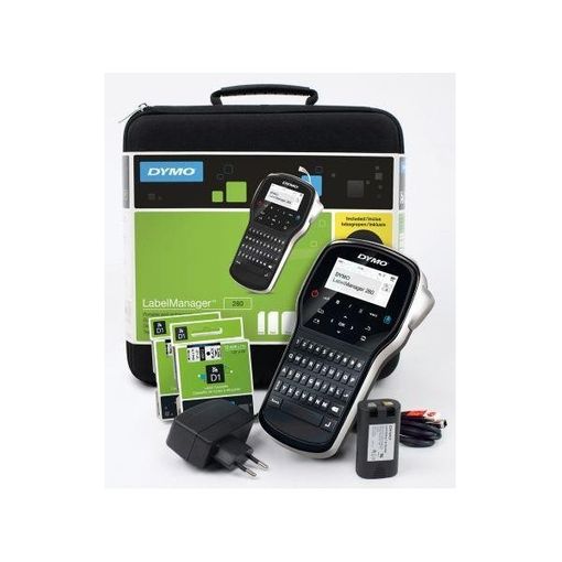 Impressora de Etiquetas DYMO 280 Kit - Preto DYMO - Teclados - etiquetas, dymo, 280 kit, preto