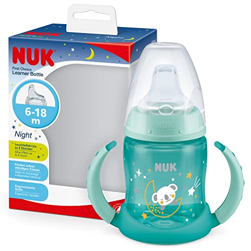 Biberão de Aço Inoxidável 1st Choice + Nuk NUK - Copos de transição - aço inoxidável, ventilação, anti-derrame