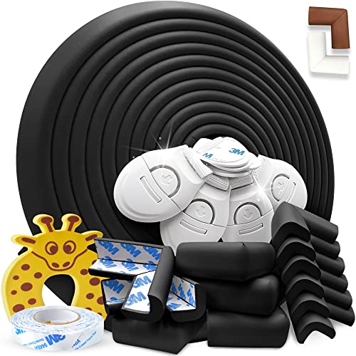 DEASANA Protetor para Bebé 7.5 M (6.3M Rolo Protector de Bordes + 12 Cantoneras Protectores de Esquina) Deasana - Peças e acessórios para secretárias - rolo protector, cantoneras protectores, 7.5 m