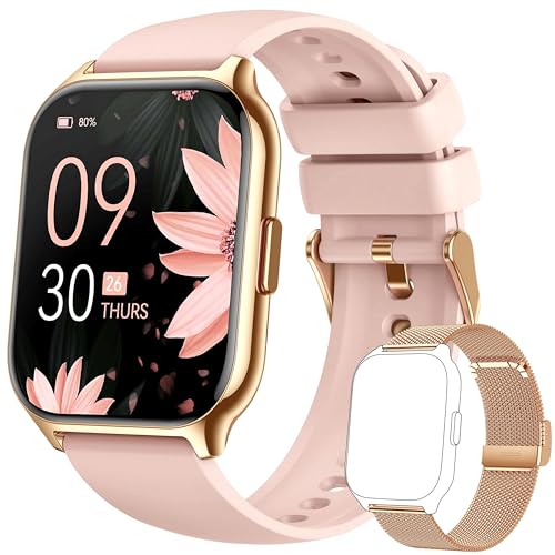 Smartwatch ZOSKVEE Reloj Inteligente Mujer (Bluetooth - 2'' - Rosa) ZOSKVEE - Monitores de atividade - bluetooth, lcd, rosa, bateria incorporada