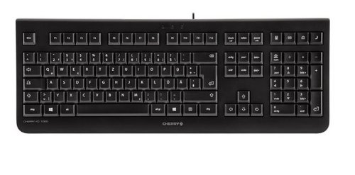 Teclado CHERRY KC 1000 (Com Cabo - Layout Espanhol) Cherry - Teclados - cabo plano, layout espanhol, teclas silenciosas, 10 milhões de impressões