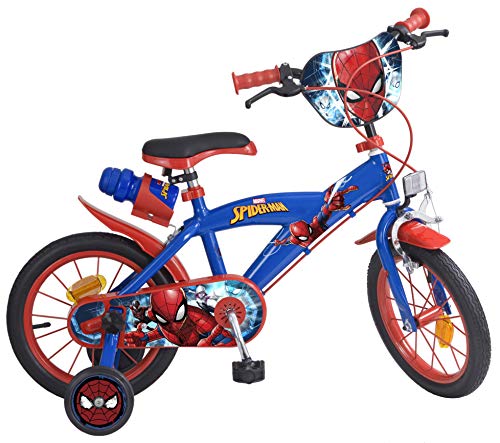 Bicicleta DISNEY Spiderman (Idade Mínima: 3 anos) Toim - Veículos de empurrar e pedalar - rodas de injeção, alças ajustáveis, cinto de segurança, design Spiderman
