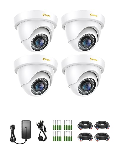 Câmara de segurança ANLAPUS 4PCS1080P | Branco Anlapus - Câmeras de vigilância - 1080p, branco, compatível windows