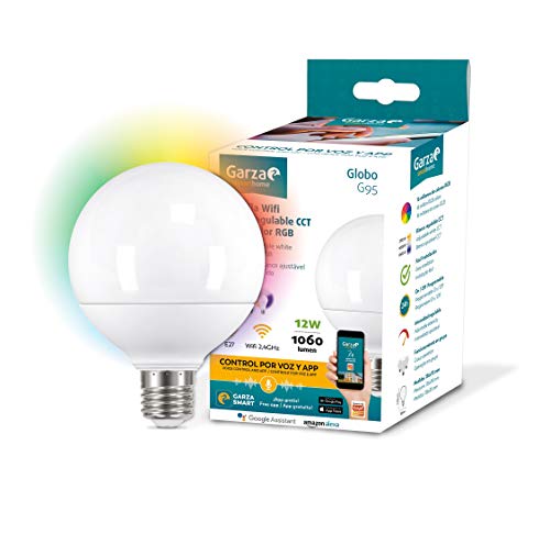 Lâmpada Led Wifi Rgb Cct E27 12W GARZA SMARTHOME Garza SmartHome - Lâmpadas - wifi, rgb, cct, e27