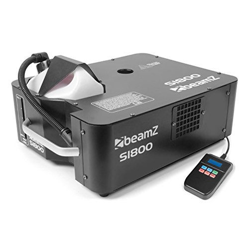 Máquina de Fumo BeamZ S1800 | Preto (Puericultura - Dormir) Beamz - Máquinas de fumo - preto, DMX, 1800 W