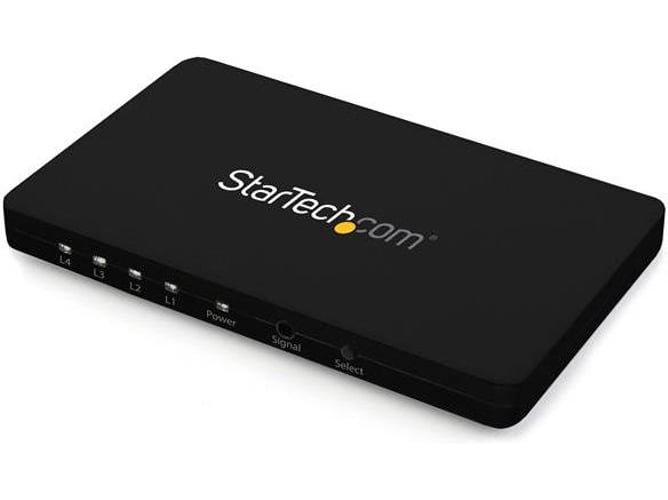 Comutador de vídeo STARTECH.COM VS421HD4K STARTECH.COM - Acessórios de computador - comutador de vídeo, startech.com, vs421hd4k, comunicação analógica, preto, prateado