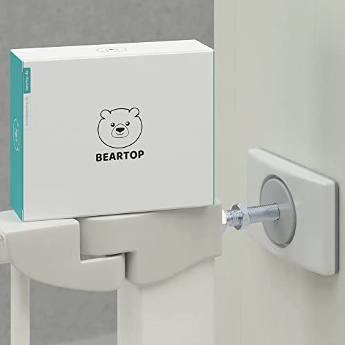 BEARTOP Proteção de Parede para Porta e Escada BEARTOP - Móveis para bebês e crianças pequenas - proteção, 13 cm, fixação segura