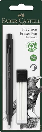Faber Castell 185610 apagador Preto e Cinzento Ponta em espiral Faber-Castell - Borrachas - apagador, preto, cinzento, ponta espiral