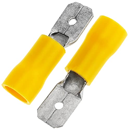 BeMatik Terminals Faston Macho 6,3 Mm Amarelo (Recondicionado Como Novo) BEMATIK.COM - Fontes de alimentação elétrica - faston, 6,3 mm, amarelo