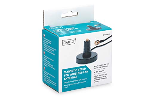 Suporte de Parede para TV DIGITUS DN-70101-1 (até 25 kg - Preto) Digitus - Antenas - 2,5 kg, preto, antena, wireless lan