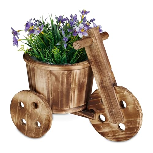 Vaso de Plantas Relaxdays 02524 | Castanho Relaxdays - Vasos e canteiros - relaxdays, castanho