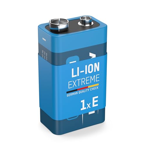 Pilha Recarregável ANSMANN Li-Ion 9V 2.0Ah Ansmann Spain - Baterias de uso geral - 9V, 2ah, Li-Ion, preto