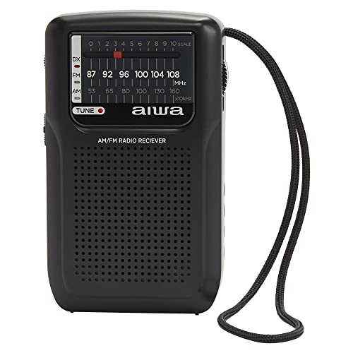 Rádio Aiwa RS-33 Preto (Rádio) Aiwa - Áudio - am/fm, altifalantes, correia, volume