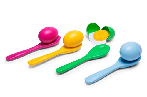 Jogo de tabuleiro BS TOYS Relais aux oeufs (3 anos) BuitenSpeel BV - Brinquedos - ovo, corrida, plástico, 3 anos