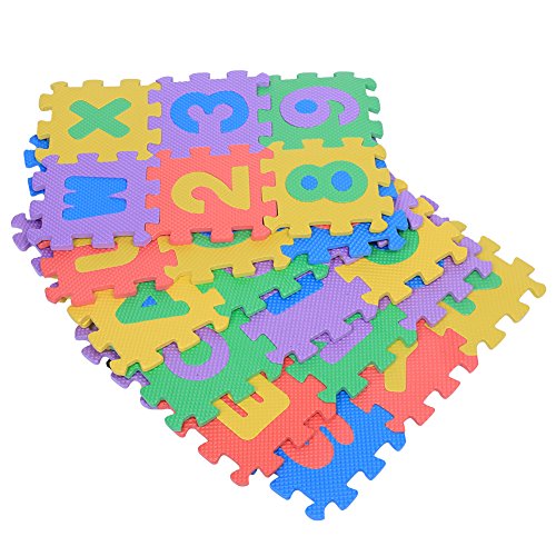 Jogo Didático LEXIBOOK 36Pcs Soft Foam EVA Puzzle (Idade Mínima: 3) Tnfeeon - Brinquedos - 36 peças, foam, geométricas, cores