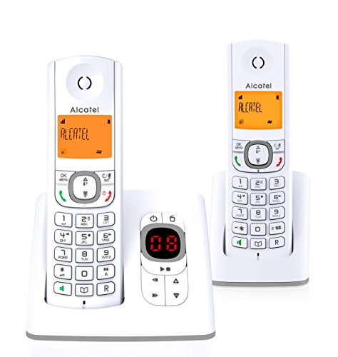 Telefone sem fio ALCATEL F530 Preto, branco ALCATEL - Telefonia - sem fio, preto, branco