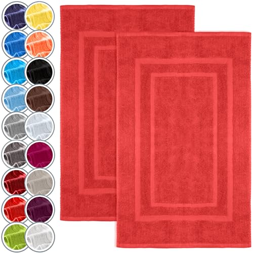 Conjunto de 2 Almofadas para Banho NATUREMARK Vermelho Green Mark Textilien - Tapetes - almofadas, banho, vermelho
