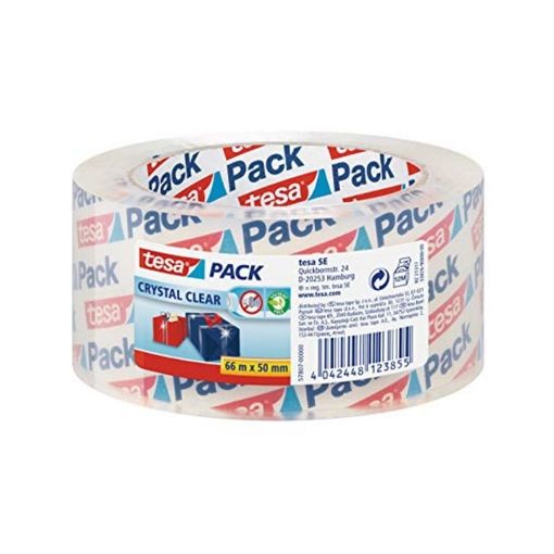 Fita Cola Transparente Tesa 57807 66 M X 50 Mm TESA - Fita adesiva - transparente, 66 m x 50 mm, universal
