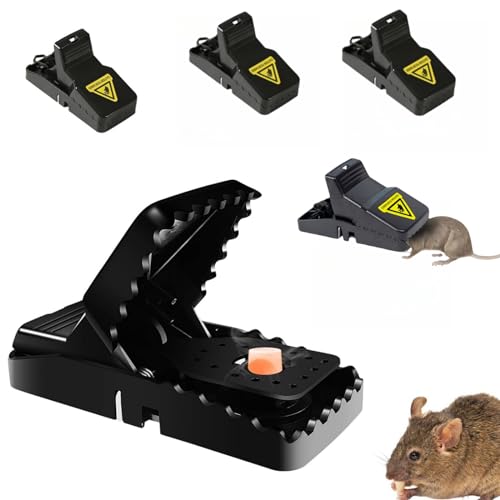 Conjunto de 4 Armadilhas para Ratos MARS GAMING HenfuME - Armadilhas de controle de pragas - conjunto, armadilhas, ratos, mars gaming, potência, sensibilidade