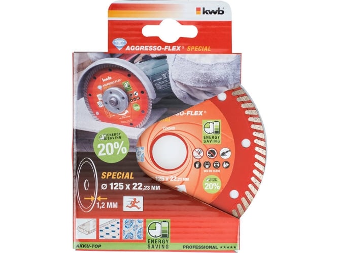 Disco para Rebarbadora KWB 72454 | Vermelho kwb - Lâminas de serra - 