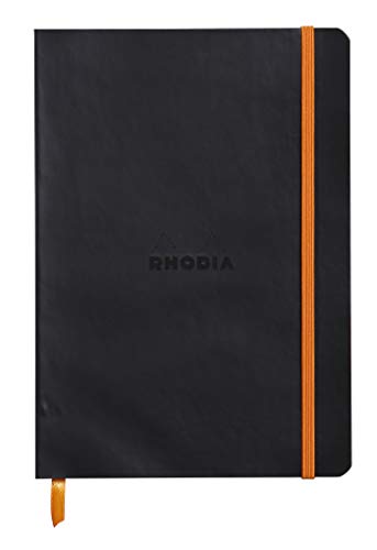 Caderno RODIA 117402C (A5 - Preto - 21x15cm) Rhodia - Cadernos e bloco de notas - A5, 160 páginas, capa preta, lombada de borracha