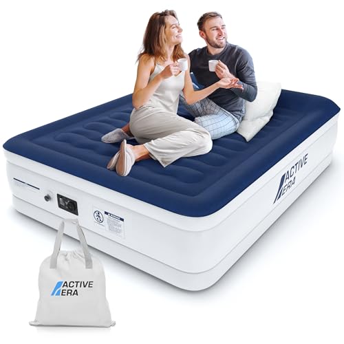 Colchão Insuflável ACTIVE ERA (203x152x56cm) Active Era - Colchões de ar - ergonômico, 56cm, alta potência, apoio cervical