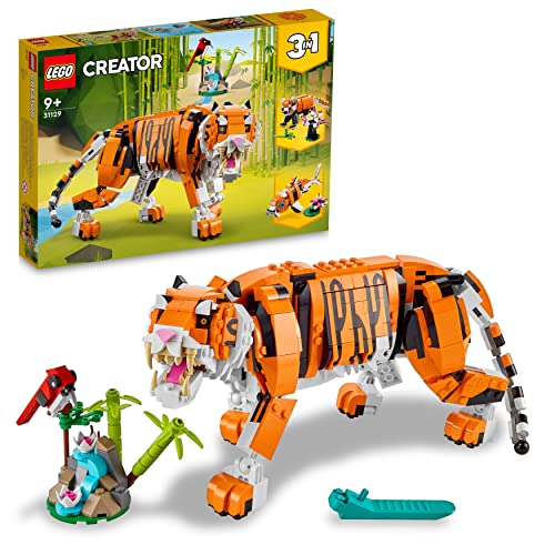 LEGO Creator: Tigre Majestuoso (Idade Mínima Recomendada: 9 anos - 312 Peças) LEGO - Brinquedos - tigre, majestuoso, lego creator, 9 anos, 312 peças