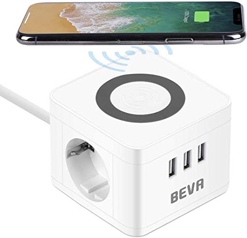Extensão Elétrica BEVA Cube (2 Tomadas - Tipo F) BEVA - Filtros de linha e supressores de surtos - 2 tomadas, porta-chaves, 2500w