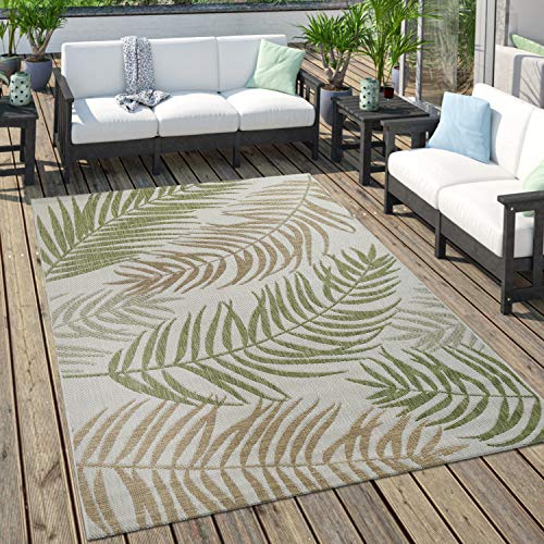 Tapete de Jardim HOME & LIVING 100% Poliéster (Verde - 160 x 220 cm) Paco Home - Tapetes - poliéster, verde, 160x220cm