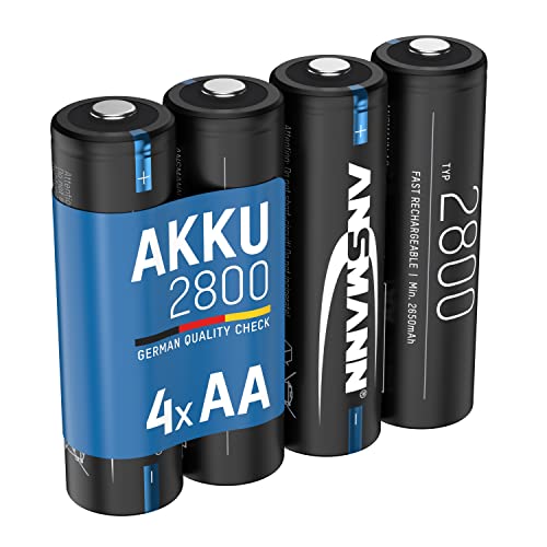Pilha Recarregável ANSMANN Mignon (1.2 V - NiMH) Ansmann - Baterias de uso geral - 2800 mAh, 1.2 V, nimh, aa