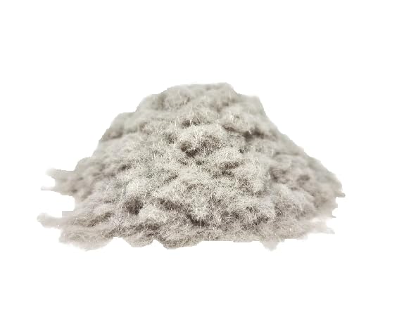 Pó de 2Mm Cinzento Nuvem 100G Fibra Flock Flocking Ltd - Materiais de arte e artesanato - fibra floc, nylon, macio ao toque, modelismo