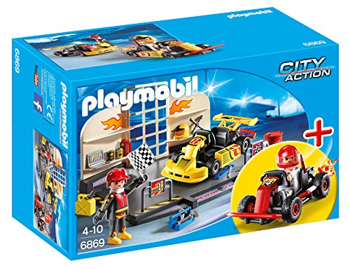 Conjunto de brinquedos PLAYMOBIL StarterSet - City Action PLAYMOBIL - Conjuntos de brinquedos - brinquedo, playmobil, city action, acessórios, personagens