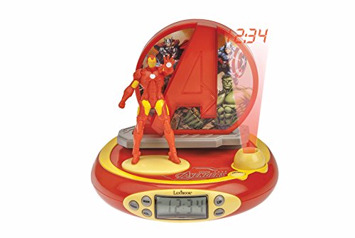 Rádio Despertador IRON MAN Lexibook RP510AV Lexibook - Relógios despertadores - viso lcd, alarme, snooze, modo silencioso, avengers