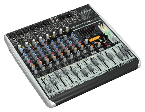 Mesa de mistura BEHRINGER XENYX QX1222USB Behringer - Mesas de áudio - 12 canais, 48dB, usb, preto