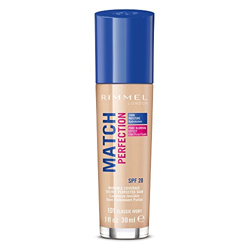 Base Rimmel London Ivory Jogo Perfeição Foundation 101 Classic Rimmel London - Maquiagem facial - base, ivory, jogo perfeição, fondue