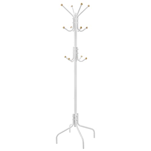 Varão de Parede SONGMICS Branco (Metal - 28x12.5x27 cm) SONGMICS - Acessórios de áudio - metal, 28x12.5x27 cm, branco