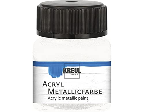 Tinta Acrílica KREUL Acrylic Metalico (20ml) C. Kreul GmbH - Tinta, tinta de arte e esmalte - tinta acrílica, 20ml, metálico, cores vivas
