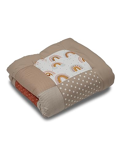 Tapete de Atividades ULLENBOOM 80x80 cm (Algodão - Multicor) ULLENBOOM - Roupa de cama e cama - 6 atividades, 2 anos, removível, lã 100%